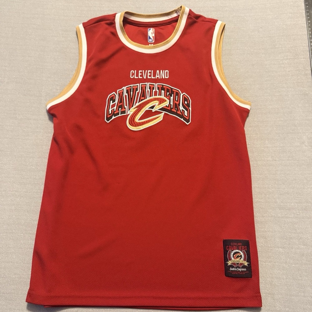 Cleveland Cavaliers NBA Jersey Youth 18-20 Red Cavs Basketball Embroidered